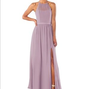 Brideside Samantha Mauve/purple bridesmaids dress